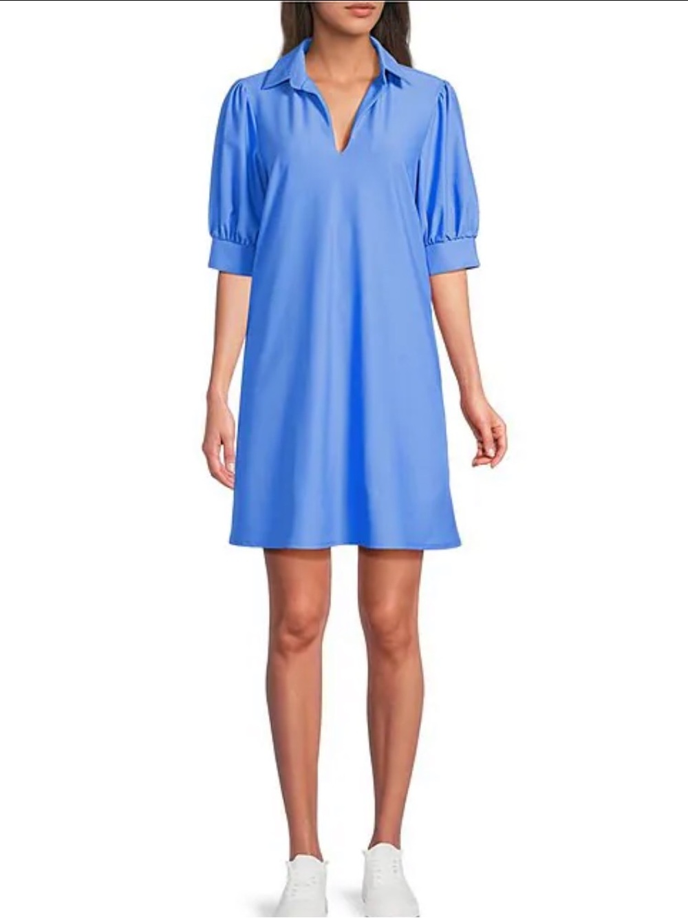 NWT Jude Connally Emerson Jude Cloth Blue Dress Collar Shift Small $238